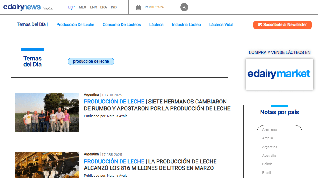 Imagen 2 de Edairynews