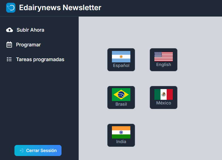 Imagen 2 de App Newsletter: de wordpress dinámico a AWS:S3 estático