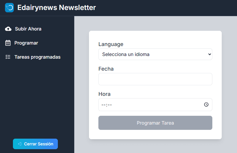 Imagen 4 de App Newsletter: de wordpress dinámico a AWS:S3 estático